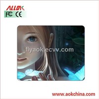 AOK-P04 Fabric Natural Rubber 3D Mouse Pad