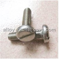Alloy 20 Pan head slotted screw 2.4066