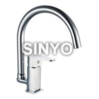 Delicate Single Lever Brass Sink Mixer