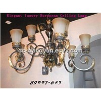 Elegant luxury European LED Ceiling Lamp/LED Lamp  (89007-6+3)