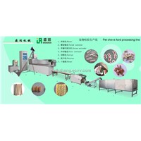 Extrusion machines for dog chews food