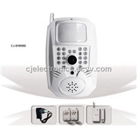 GSM/GPRS Alarm System Multifunctional GSM MMS Alarm System with Night Vision Camera (CJ-818M6E)