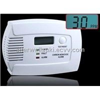 LCD display carbon monoxide detector alarm