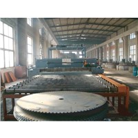 Large-scale rolling rod type quenching and tempering product ion 1ine