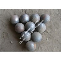 Low chrome alloyed cast ball