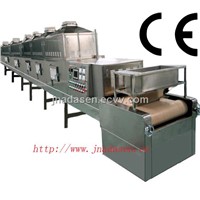 Microwave drying &amp;amp; sterilization machinery for meat floss
