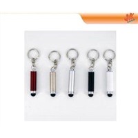 Mini capacitive screen stylus pen with keychain, for all capacitive touch screen devices