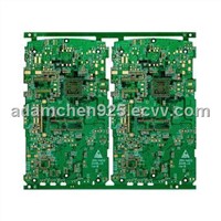 Multilayer PCB with 6 Layers and Gold Plating Surface Treatment, Applicable in MP4