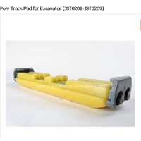 Polyurethane Track pad for Excavator(Hook type)
