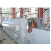 Protective atmosphere roller hearth type heat treatment production line