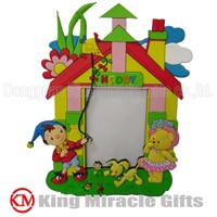 Soft PVC Cartoon Photo Frame for Kids