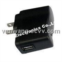 Universal Mobile Phone Battery Charger for Li-ion Battery Type, with USB Port