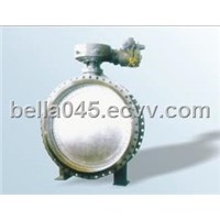 Worm wheel expansion metal seal butterfly valve