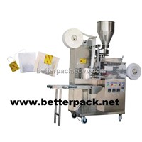 auto tea bags machinery with string and tag