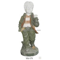 chirden statue,marble statue,statue,sculpture,marble carving,china marble
