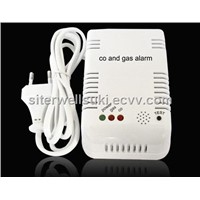 combined carbon monoxide and gas detector alarm