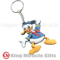 Custmized PVC Donald Duck Key Chain