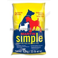 dog food foil bag with ziplock