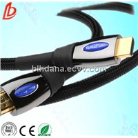 high speed 24k gold plated pure copper 1.4 version hdmi cable suitable for 3d tv