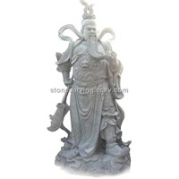 kuan kung,Ancient carved character statue, Chinese engraving