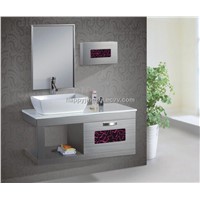 modern pvc bathroom mirror cabinet