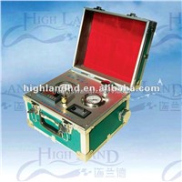portable digital flow, pressure and temperature display hydraulic tester