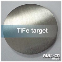 pure round Ferrum Titanium alloy target for sputtering