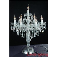 traditional European style crystal table lamp