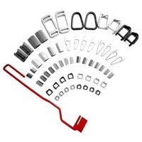 Wire buckles, metal seals, clips and other packaging accessories