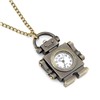 Classic fashion robot retro Pocket Watch Necklace