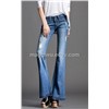 Fashion women's flare denim jeans