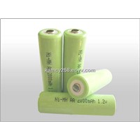 NI-MH AA 2000mAh 1.2V Battery rechargeable