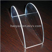2012 Hot!! Clear Semicircle Acrylic Tissue Holder