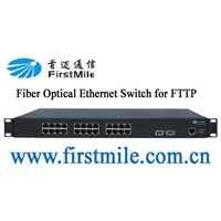 24 Ports Fiber Optic Ethernet Switch for FTTP