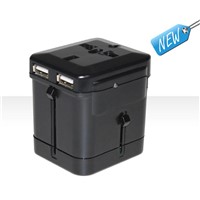2.1A Dual USB All-in-One Travel Adapter