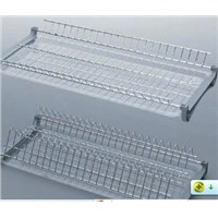 2 Tier Dish Kitchen Cabinet Plate Rack