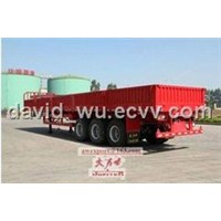 3 Axles Sidewall/Board truck cargo semi trailer