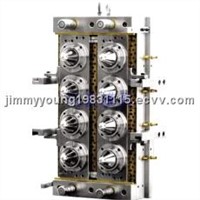 6Cavity Jar preform mould/Hot Runner/Pneumatic valve gate