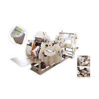 Paper Bag Machine / 6kW High Speed Food Paper Bag Making Machine
