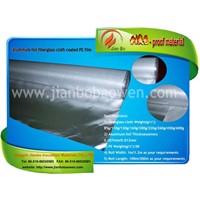 Aluminum foil fiberglass cloth coated PE film