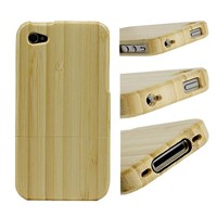 White Bamboo Case for iPhone4 / 4S