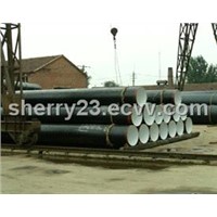 Black 3PE Coating Steel Pipe Used in Transport Oil or Water