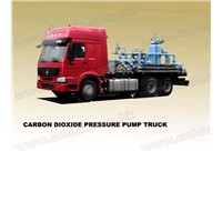 Carbon dioxide pressure pump truck