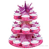 Children Party Queen Cardboard cupcake stand