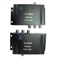 Coaxial Cable Transmission Video Transceiver with 3CH Video/Audio Transmission for Monitor System