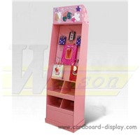 Compartment Cardboard Display Display with hooks