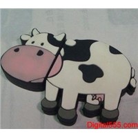 Cute Milk Cow PVC USB Flash Drives, USB Memory Drive