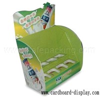 Drinks cardboard counter showing rack