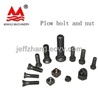Excavator plow bolt and nut M14-M24