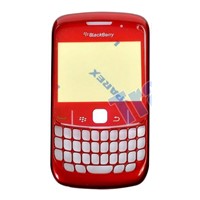 Full Accessories for BlackBerry Curve 8520 -Face, Keypad and Oil Spray Back Housing(Red)